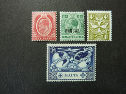 MALTE, YT N° 34 - 55 - Taxe 37 Neufs MH + N° 219 Neuf Sans Gomme - Malta (...-1964)