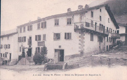 Bourg St Pierre VS, Hôtel De Napoléon Et Bureau De Poste (2526) - Bourg-Saint-Pierre 