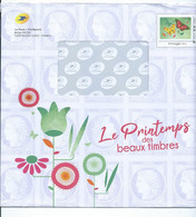 17963 - PAP TSC La Poste Phil@poste  - LE PRINTEMPS DES BEAUX TIMBRES (TP PAPILLONS) International  250 Grs - Prêts-à-poster:Stamped On Demand & Semi-official Overprinting (1995-...)