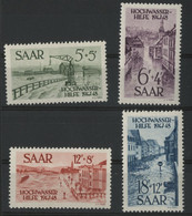 SARRE / SAAR N° 244 à 247 Neufs ** (MNH) Cote 35 €. TB - Unused Stamps