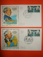 FRANCE 1er Jour 1971 - PA 46 Daurat Et Vanier Sur 2 Enveloppes. Superbe - Other & Unclassified