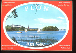 CPM Neuve Allemagne PLÖN Am See Sticker Autoplaquette Autocollant Adhésif - Ploen