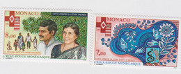 MONACO 2 T Neufs Xx Lutte Contre La Lépre N° YT 2000 2001 - 1995 - Ziekte