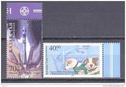 2001. Kazakhstan, Cosmonautics Day 2001, 2v, Mint/** - Kazakistan