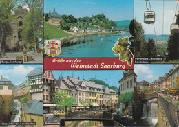 D-54439 Saarburg - Ansichten - Saarburg - Gondelbahn - Buttermarkt - Saarburg