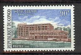 Hotel Cosmos Brazzaville -timbre Neuf** N° 250-  Congo - 1969 - Hôtellerie - Horeca