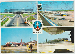 Bru 14 ( 2 ) : Paris :  Aéroport D ' Orly ,vues  1972 , Boeing 707 D Air India , Aérogare - Aeronáutica - Aeropuerto