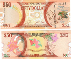 Guyana 50 Dollars 2016 UNC Commemorative - Guyana