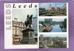 LEEDS Multiview Statue Of Black Prince Civil Hall Canal Bassin The Headrow - Leeds