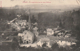 Rare Cpa Dangu Vue Générale Prise Du Vieux Château - Dangu