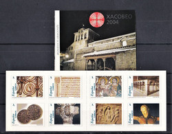 España 2004 Carné  El Románico Aragonés Xacobeo 2004. 8 Valores - 2001-10 Unused Stamps