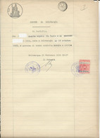 FISCAUX ITALIE TIMBRE COMMUNAL  DOLCEACQUA  50  CTSI ROUGE  1935 - Unclassified