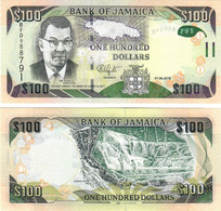 Jamaica 100 Dollars 2018 UNC - Jamaique