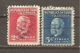 Cuba - Yvert  219-20 (usado) (o) - Oblitérés