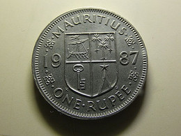 Mauritius 1 Rupee 1987 - Mauricio
