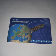 San Marino-(RSM-007a)-pronto Hi Parla-pisa-(4)-(16111)-mint Card+1card Prepiad Free - San Marino