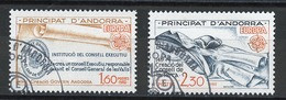 Andorre Français - Andorra 1982 Y&T N°300 à 301 - Michel N°321 à 322 (o) - EUROPA - Oblitérés