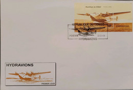 O) 1994 CONGO, VERY NICE CANCELLATION, SEAPLANE BOEING 314 US, FDC XF - FDC
