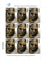 Albania Stamps 2020. 250th Birthday Of Ludwig Van Beethoven. Sheet MNH - Albanië