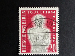 BERLIN MI-NR. 119 GESTEMPELT(USED) GEDENKTAG DES ATTENTATS AUF HITLER 1954 - Usados