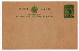 Basutoland - 1961 QEII 1½c Post Card - 1933-1964 Kronenkolonie