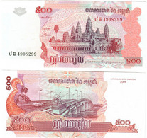 Cambodia 500 Riels 2004 UNC - Cambodja