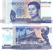 Cambodia 1000 Riels 2016 UNC - Cambodja