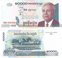 Cambodia 10000 Riels 2005 UNC - Cambodja