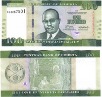 Liberia 100 Dollars 2016 UNC - Liberia