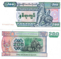 Myanmar 200 Kyat 2004 UNC - Myanmar