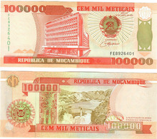 Mozambique 100000 Meticais 1993 UNC - Mozambique