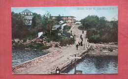 Beulah   On St. John River   Has Pin Hole  Top Of Card   New Brunswick > St. John         Ref  4739 - St. John