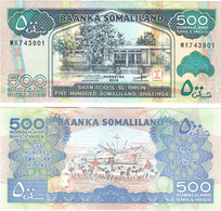 Somaliland 500 Shillings 2016 UNC - Somalia