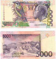 St Thomas & Prince Sao Tome Et Principe 5000 Dobras 2004 UNC - Sao Tomé Et Principe