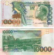 St Thomas & Prince Sao Tome Et Principe 10000 Dobras 1996 UNC - Sao Tomé Et Principe