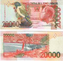 St Thomas & Prince Sao Tome Et Principe 20000 Dobras 2004 UNC - Sao Tome And Principe