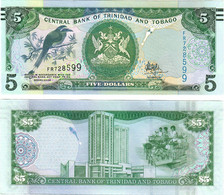 Trinidad And Tobago 5 Dollars 2017 UNC - Trinité & Tobago