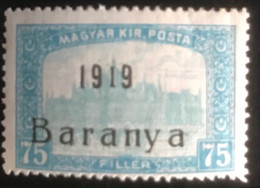 Magyar Posta - Hongarije - L1/11 - MNH - 1919 - Michel 28 - Parlementsgebouw - Baranya