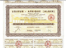 ALGERIE. LESIEUR-AFRIQUE (ALGER).   DECO - Other & Unclassified
