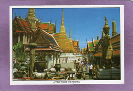 BANGKOK A VIEW INSIDE THE TEMPLE  INSIDE OF THE EMERAL BUDDHA TEMPLE BANGKOK - Thaïlande