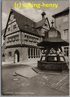 Lahnstein - S/w Altes Rathaus Mit Brunnen 1 - Lahnstein