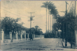 1924 T.P.  CIRCULADA , BRASIL - RIO DE JANEIRO , ALTO DA BOA VISTA , TIJUCA - Rio De Janeiro