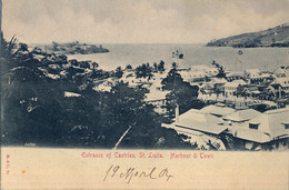 T.P.  NO CIRCULADA  , SANTA LUCIA , ENTRANCE OF CASTRIES - Saint Lucia