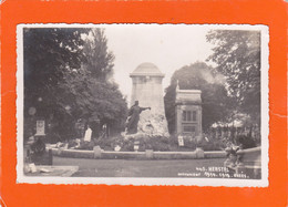 Herstal - Carte Photo - Monument 1914-1918 - Rhées  (vers  Ciply)  -  2 Scans - Herstal