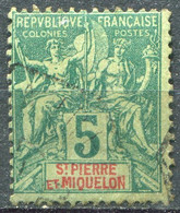 SAINT PIERRE ET MIQUELON - Y&T  N° 62 (o) - Used Stamps