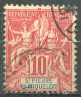 SAINT PIERRE ET MIQUELON - Y&T  N° 73 (o) - Used Stamps