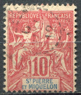 SAINT PIERRE ET MIQUELON - Y&T  N° 73 (o) - Used Stamps