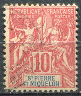 SAINT PIERRE ET MIQUELON - Y&T  N° 73 (o) - Used Stamps