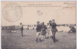Campagne Du Maroc 1907-1911 L'Attaque De Dar El Aroussi Le Général Moinier Observe Les Positions FM Troupes Débarquées - Non Classificati
