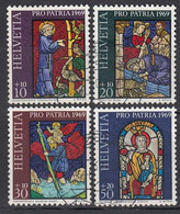 SCHWEIZ 1969 - MiNr: 902-905 Glasfenster Komplett Used - Verres & Vitraux